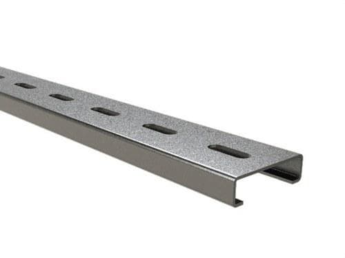 BASORFIX - Perfil CT20 (20x10x1mm) 2M montaje de columpios galvanizado sendzimir (GS)