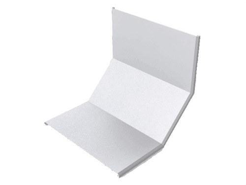 BASORPLAST - Tapa curva cóncava TCCBPE 60x150mm PVC UVM1 exterior resistente UV RAL 7035