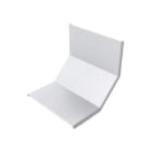 BASORPLAST - Tapa curva cóncava TCCBPE 60x150mm PVC UVM1 exterior resistente UV RAL 7035