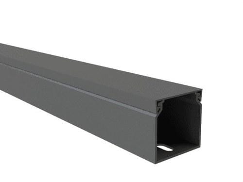 BASORBLOC - Canal ciega QCL 60x60mm para cuadros eléctricos PVCM1 RAL 7030