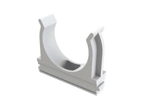 BASORTUB - Soporte rápido tubo SPR1250 25mm RLH libre de halógenos RAL 7035