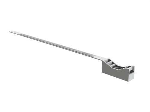 BASORTUB - Brida tubo a pared ABR1250 16-32mm RLH libre de halógenos RAL 7035