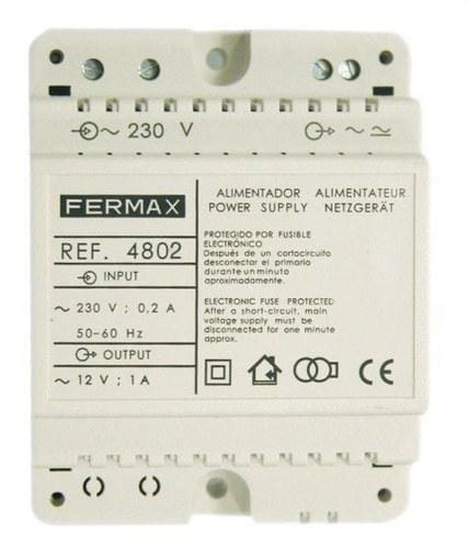 FERMAX - Alimentador DIN 4 12V AC/1A