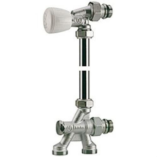 GIACOMINI - Grupo bitubo termostatizable recto doble reglaje 1/2"x16