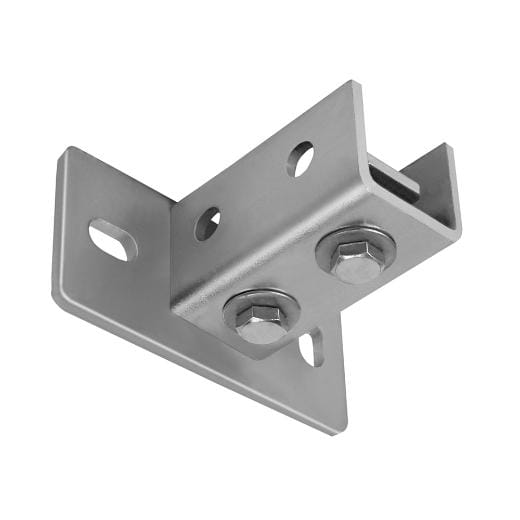 APOLO - SOPORTE MURAL HORIZONTAL SH PARA PERFIL STRUT M10 ACERO CINCADO