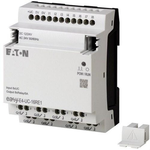 EATON - Controlador Nano easy E4 ampliación E/S 12/24V DC 24 V AC 8 ED 8 SD relé conexión a tornillo