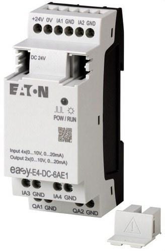 EATON - Controlador Nano easy E4 ampliación E/S 24V DC 4 EA 2 SA transistor conexión a tornillo