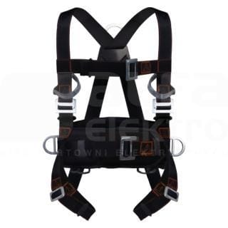 DELTA PLUS - Arnés anticaídas con cinturón 4 puntos de enganche talla XL/XXL negro