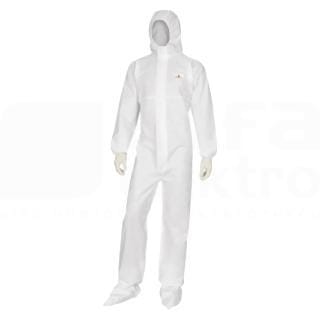 DELTA PLUS - Buzo con capucha ignífugo blanco talla XL