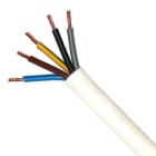 MIGUELEZ - Cable BARRYFLEX RV-K 0,6/1Kv 5G1,5 polietileno reticulado (XLPE) blanco (Rollo 100m)