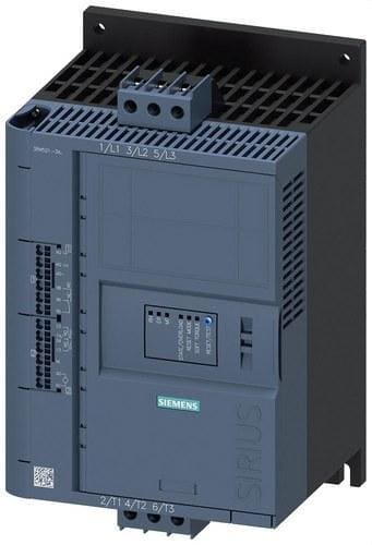 SIEMENS - Arrancador suave 25A 110-250V AC conexión resorte salida analógica 200-480V