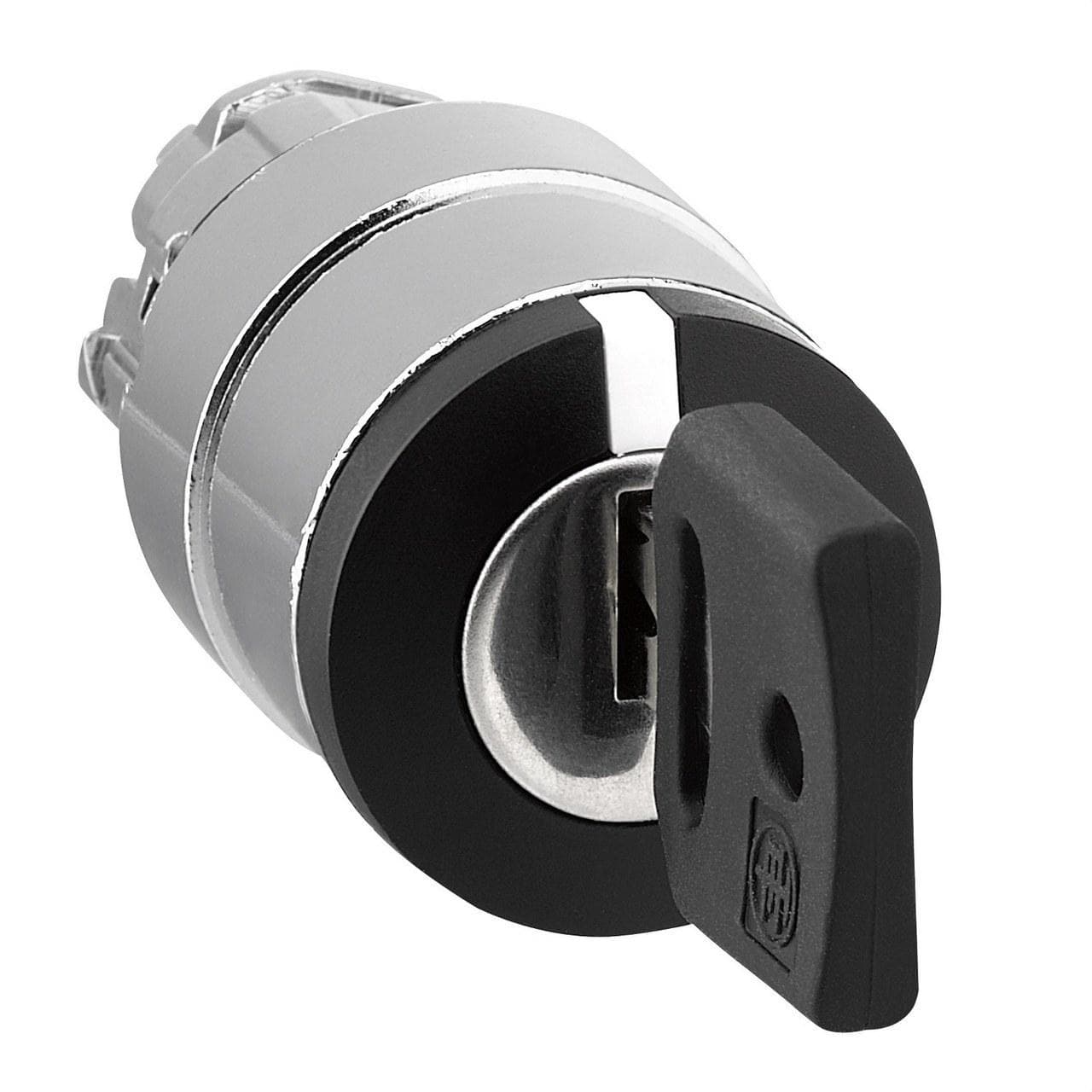Schneider Electric - Cabeza selector XB4 negra 3 posiciones retorno de izquierda a centro