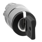 Schneider Electric - Cabeza selector XB4 negra 3 posiciones retorno de izquierda a centro