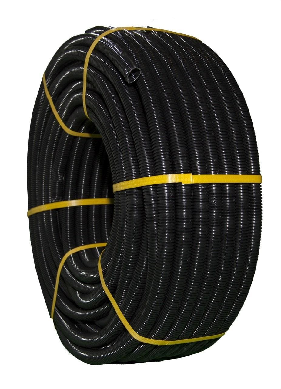 TUPERSA - Tubo flexible de PVC corrugado diámetro 20 negro