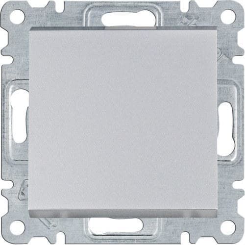 HAGER - INTERRUPTOR LUMINA INTENSE PLATA