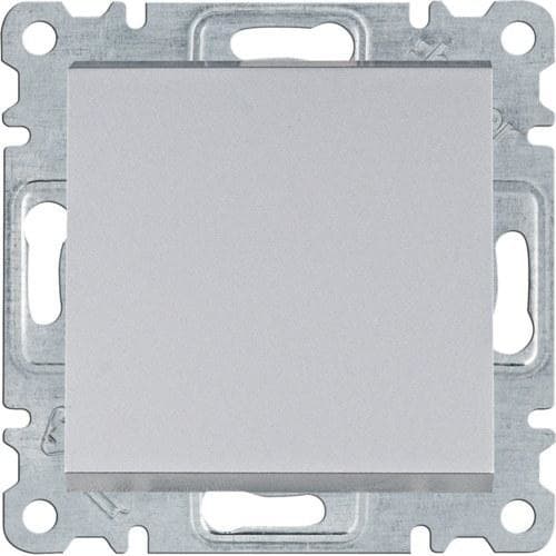 HAGER - CONMUTADOR LUMINA INTENSE PLATA