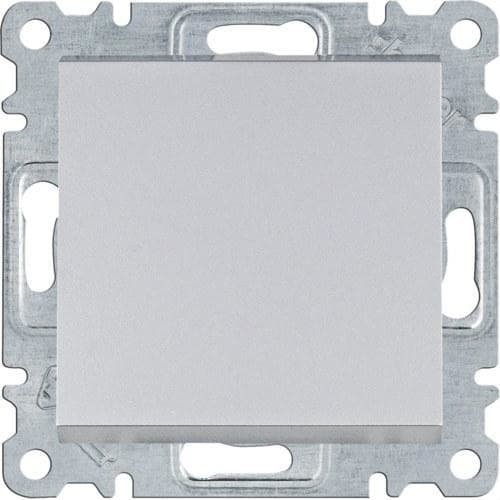 HAGER - PULSADOR LUMINA PLATA