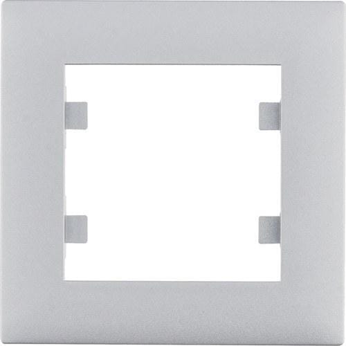 HAGER - MARCO 1E LUMINA INTENSE PLATA