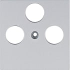 HAGER - TAPA R/TV/SAT TELEVES LUMINA PLATA