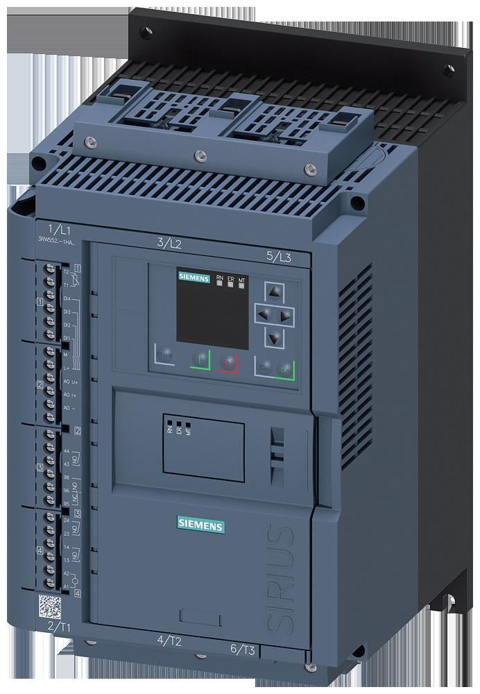 SIEMENS - Arrancador suave 93A 110-250V AC conexión tornillo 200-480V