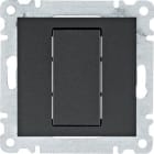 HAGER - Tapa ciega Lumina negro