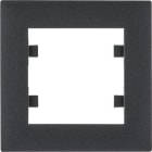 HAGER - Marco 1E Lumina intense negro