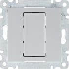HAGER - TAPA CIEGA LUMINA PLATA