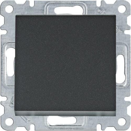 HAGER - Interruptor Lumina negro