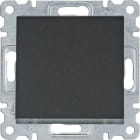 HAGER - Interruptor Lumina negro