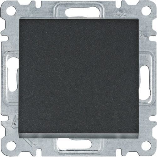 HAGER - Conmutador Lumina intense negro