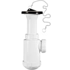 Sin Marca - Sifón botella R-54 cadena salida horizontal 1.1/2"