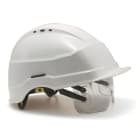 NUEVA SIBOL - Casco de protección Iris II blanco con gafa con ventilación
