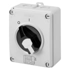 GEWISS - Interruptor rotativo HP caja de material aislante mando maneta negra 3P 32A IP66/67/69