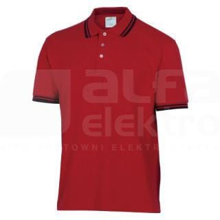 DELTA PLUS - Polo de piqué 100% algodón 200g/m² talla XL rojo