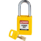 BRADY - CANDADOS SAFEKEY - NYLON AMARILLO