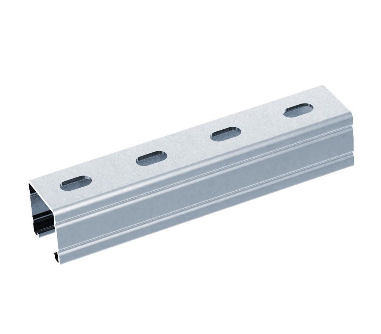 AISCAN - Carril rail 41x41x1,5 3m galvanizado caliente