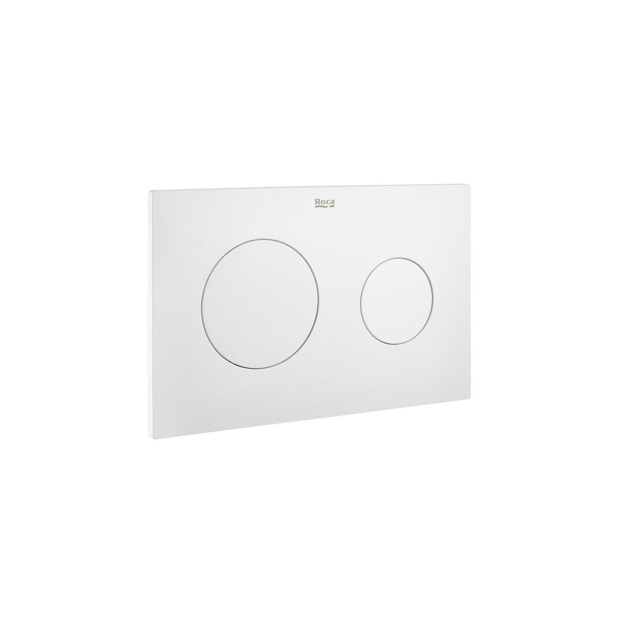 ROCA - Placa de accionamiento PL10 Dual negro mate