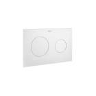 ROCA - Placa de accionamiento PL10 Dual negro mate