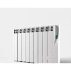 ROINTE - Emisor térmico eléctrico digital  KYROS 9 elementos 990W blanco de bajo consumo