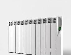 ROINTE - Emisor térmico eléctrico digital KYROS 11 elementos 1210W blanco de bajo consumo