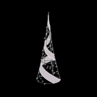 PRILUX - MOTIVO 3D CONE LOOP 150CM BLANCO