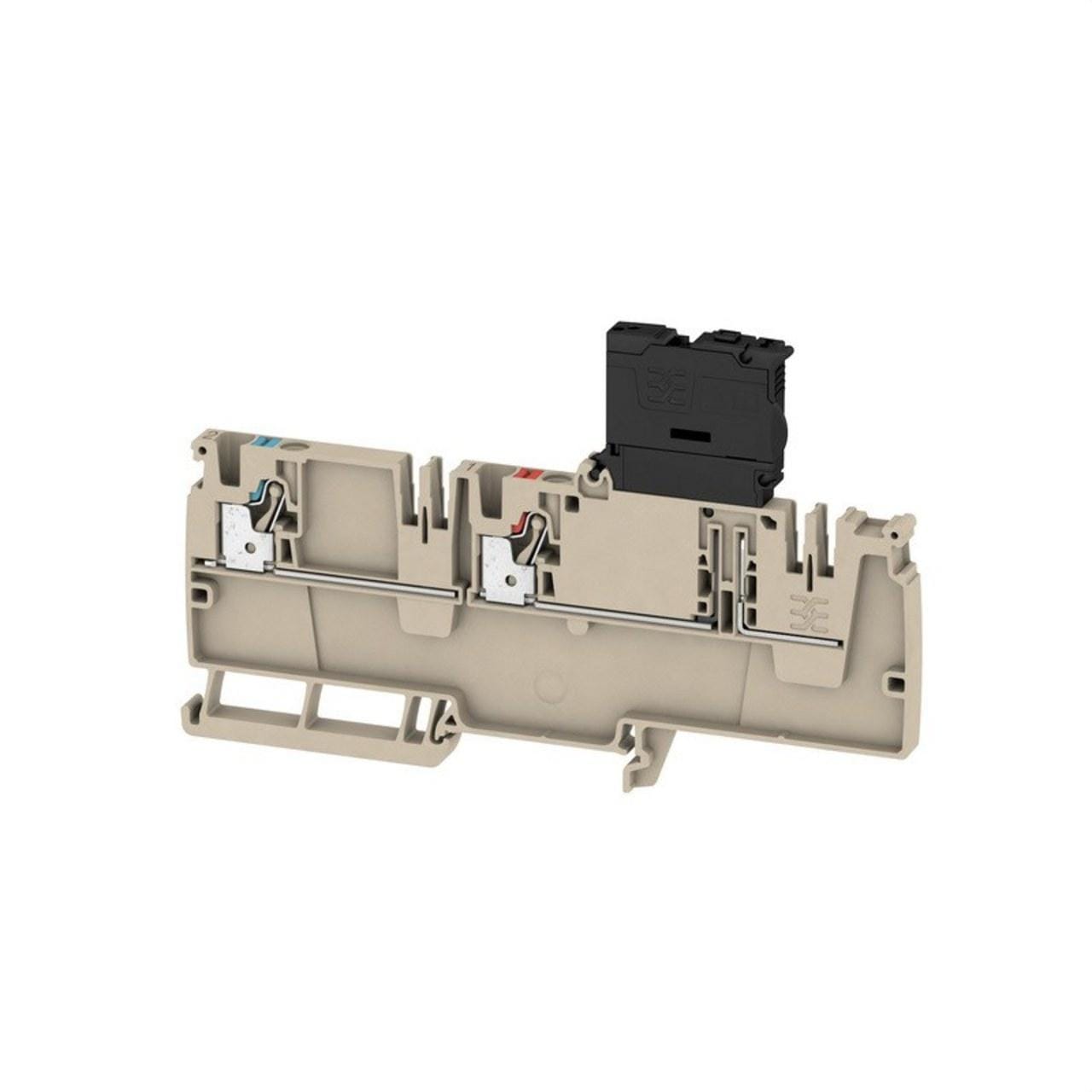 WEIDMULLER - Borne de distribución con fusible AAP22 4 LI-FS beige oscuro