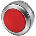 SIEMENS - Pulsador iluminado, para unidades de extensión, 22 mm, redondo, plástico, tipo de contacto momentáneo con LED blanco integrado