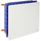 SOLERA - Caja de conexión de empotrar en tabique hueco 250x250x50mm tornillo fijación mediante bridas