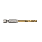 MILWAUKEE - BROCA SHOCKWAVE HSS-G TIN RED HEX 4 MM - 1 PC