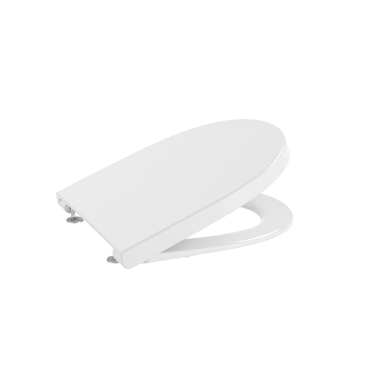 ROCA - Asiento y tapa de Supralit® de caída libre 600mm blanco para MERIDIAN