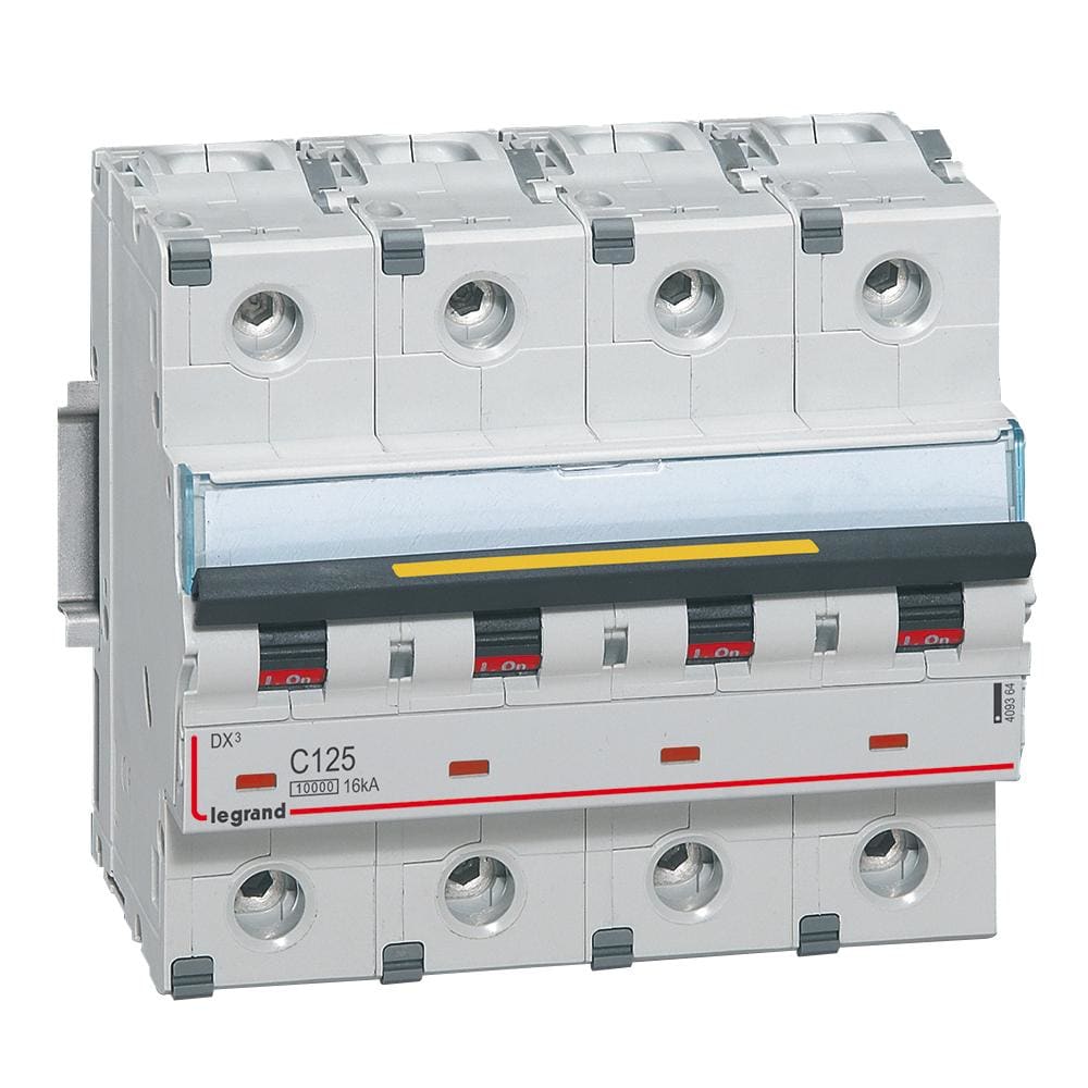 LEGRAND - Magnetotérmico DX³ 10000/16kA - 4P - 400V~ - 125A - curva C