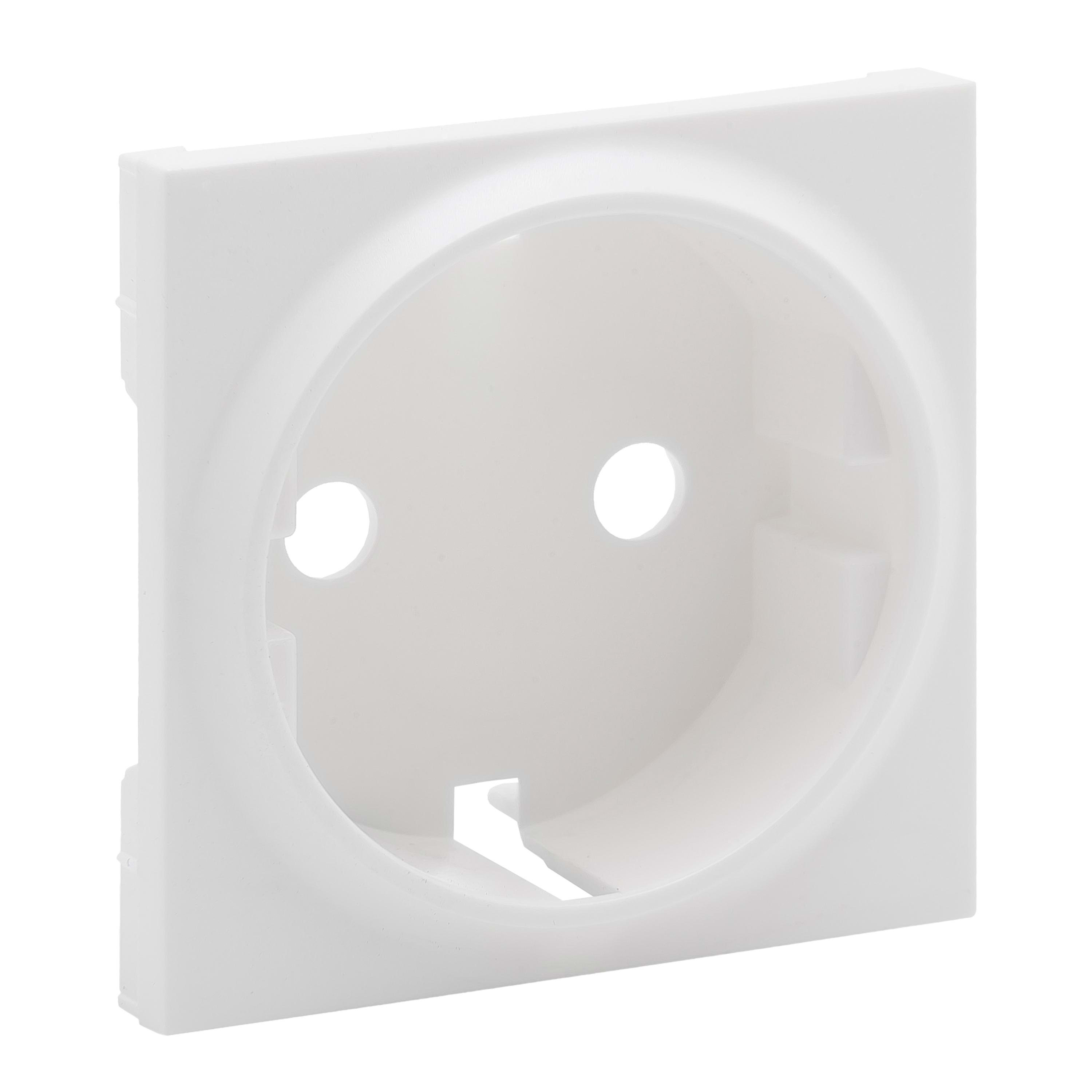 LEGRAND - Frontal Niloé Step - Base de corriente 2P+T - Blanco mate