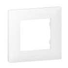 LEGRAND - Placa embellecedora Niloé Step de 1 elemento de color blanco mate