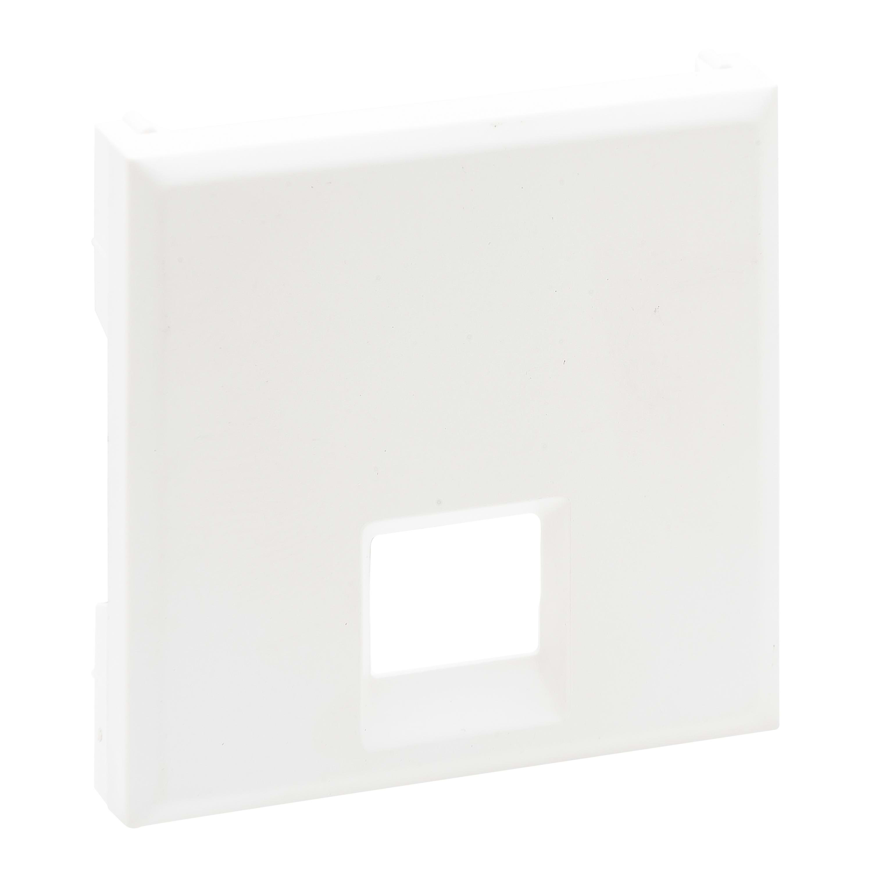 LEGRAND - Frontal Niloé Step - Bases telefónicas e informáticas RJ 45 - Blanco mate
